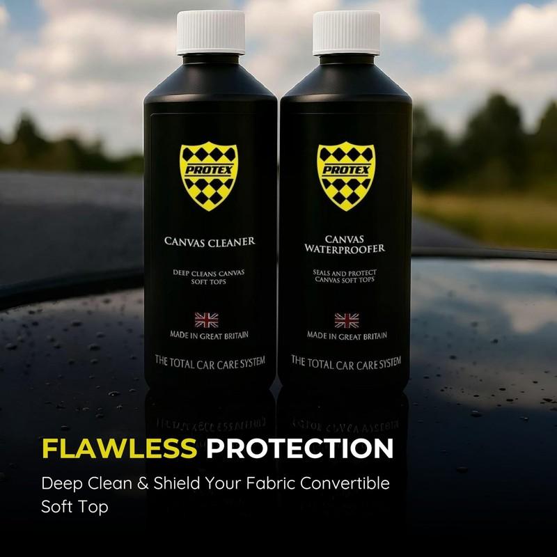 PROTEX Convertible Soft Top Care Kit With Canvas Cleaner & Waterproofer - 500ml