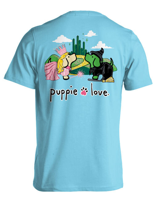 Puppie Love WICKED / WIZARD of OZ / Good Witch & Bad Witch Pups T-Shirt - NEW