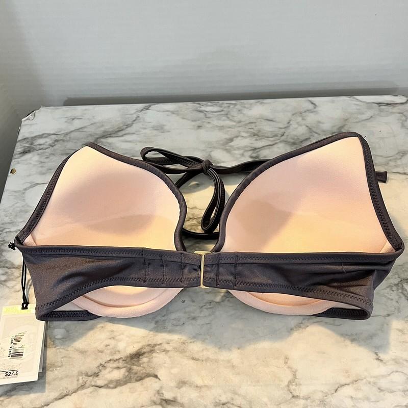 Purple Swim Suit Bikini Top Shade & Shore Brand NEW With Tags Size 34 C