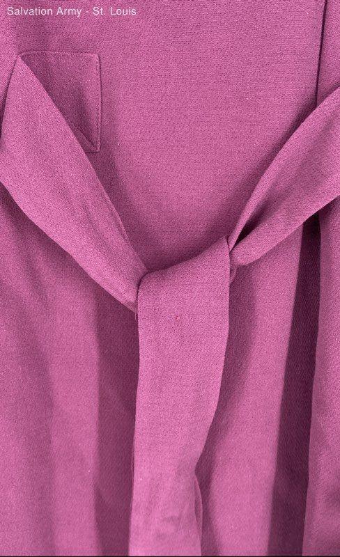 Rachel Rachel Roy Womens Purple Long Sleeve Round Neck Sheath Dress Size 8