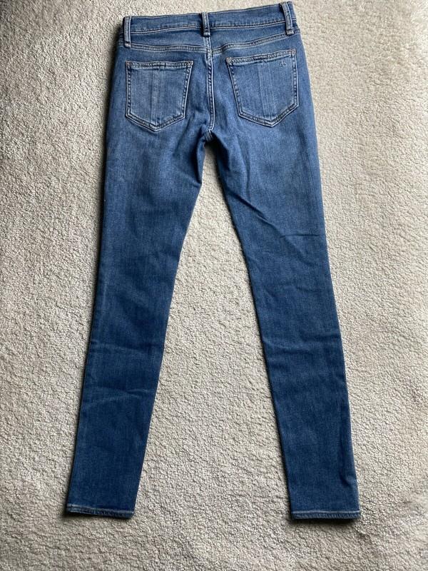 Rag & Bone Jeans Women's Size 25 Skinny Ankle 28" Inseam Blue Denim