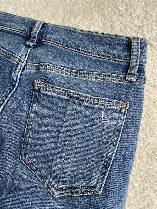 Rag & Bone Jeans Women's Size 25 Skinny Ankle 28" Inseam Blue Denim
