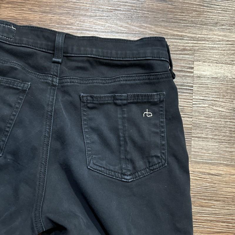 Rag & Bone Legging Jeans In Black Plush Women’s Denim Stretch Pants Size 27