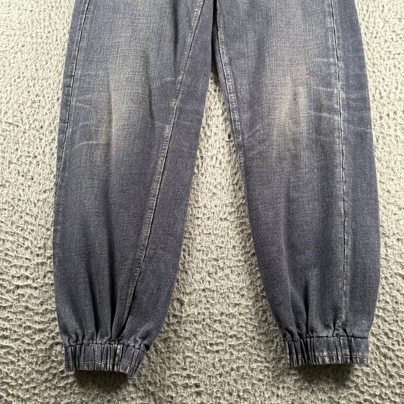Rag & Bone Miramar Faux Jeans Joggers Womens Size SmallFaded Blue Pull On