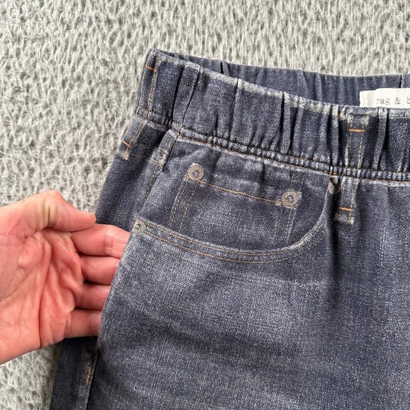 Rag & Bone Miramar Faux Jeans Joggers Womens Size SmallFaded Blue Pull On