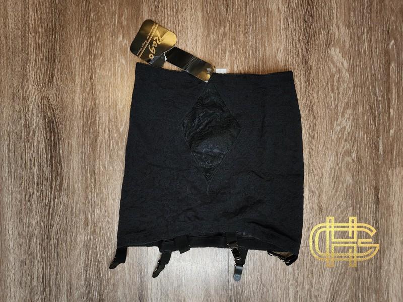 Rago 1357 Open Bottom Girdle Black M/28