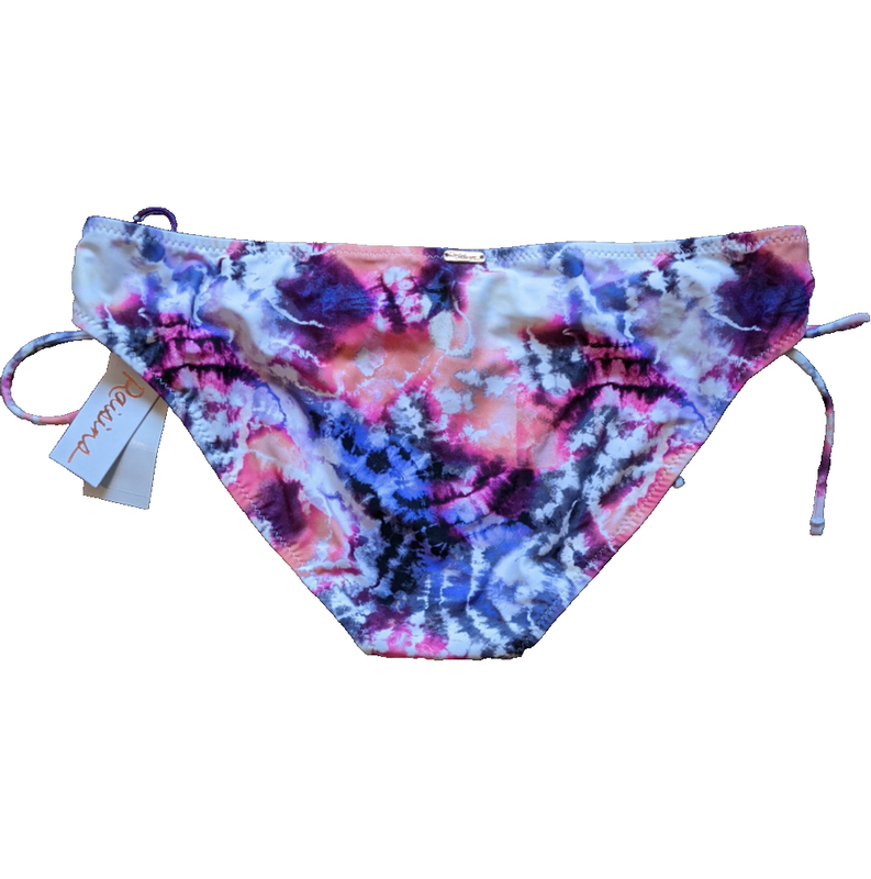 Raisins Bikini Bottom Tie Dye XL Side Tie Swim Bottoms