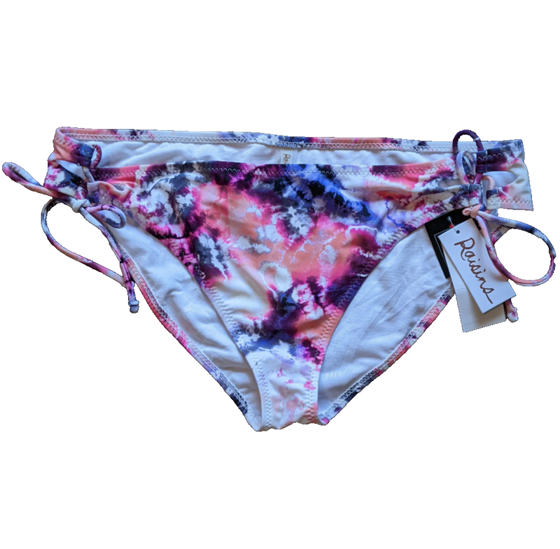 Raisins Bikini Bottom Tie Dye XL Side Tie Swim Bottoms