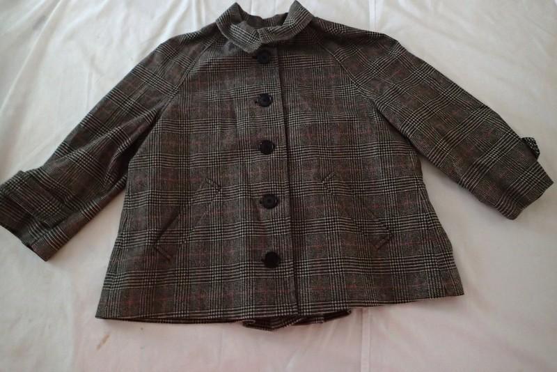 RALPH LAUREN BLAZER Ladies Jacket COAT Sz 12P PLAID Cropped