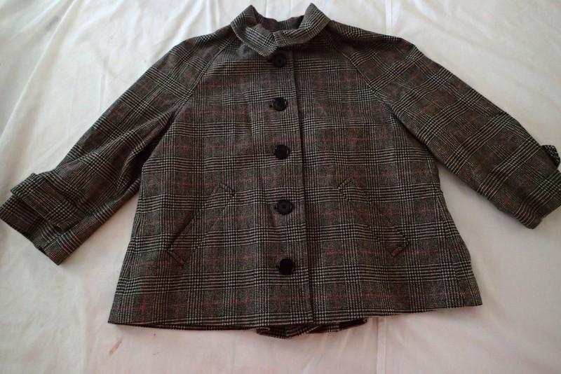 RALPH LAUREN BLAZER Ladies Jacket COAT Sz 12P PLAID Cropped