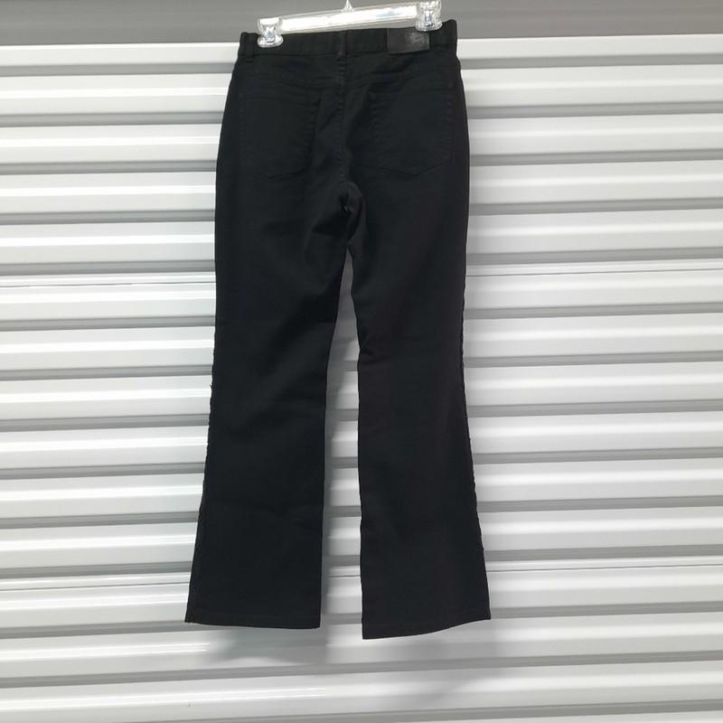 Ralph Lauren Jeans Women's Size 4 Black Bead Embellished Denim Y2K Retro Pants