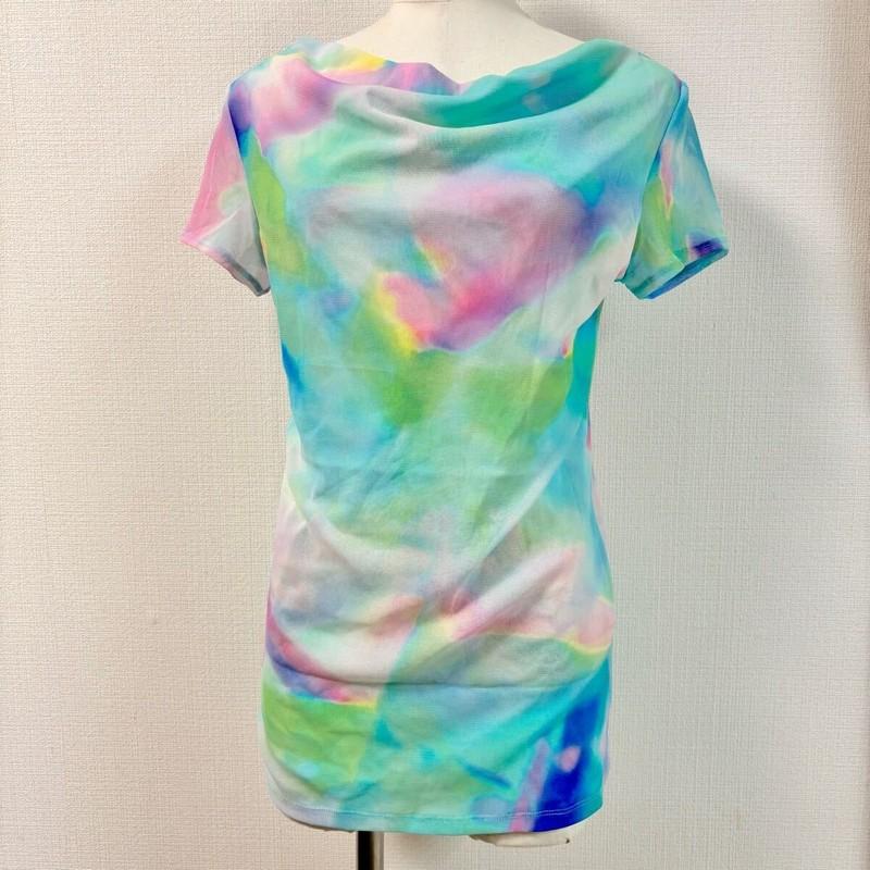 Rare ISSEY MIYAKE Colorful Sheer Top Nylon Waterproof Japan