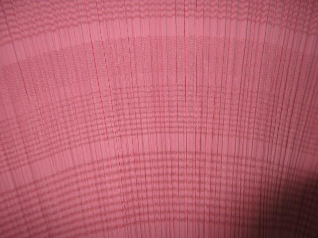 Rare Pleated Please Issey Miyake Pattern Cut & Sew Top Size 4 Japan