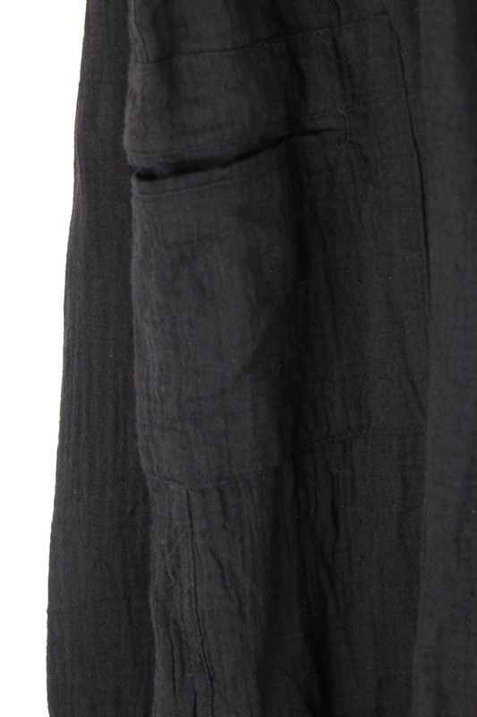 RAVIYA Cotton Cargo Coverup Pants Size 1X Black Retail $58
