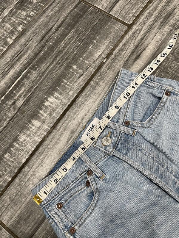 RE/DONE 80’s Slim Straight Button Fly Jeans Size 25 Women’s