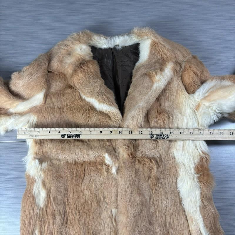 Real Rabbit Fur Coat Women Winter Outwear Warm Jackets Thick Lady Two Tone