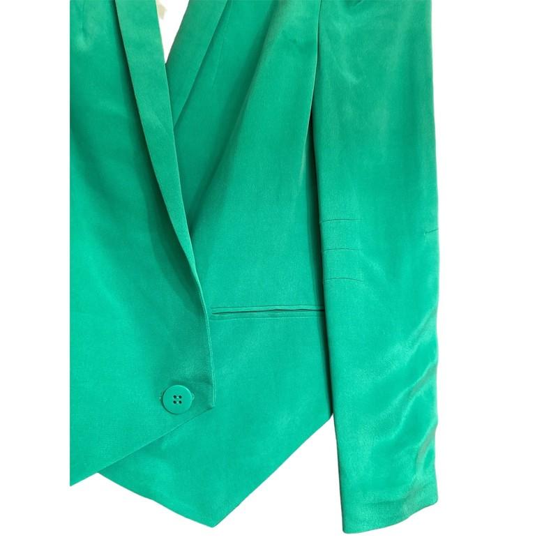 Rebecca Minkoff Women’s Lined One Button Silk Blazer Size 2