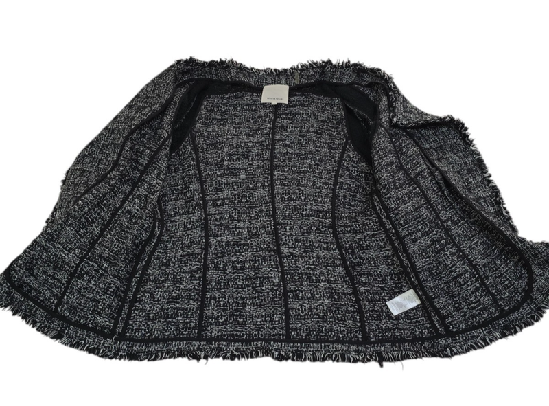Rebecca Taylor Women's Size 12 Fringe Long Sleeve Jacket