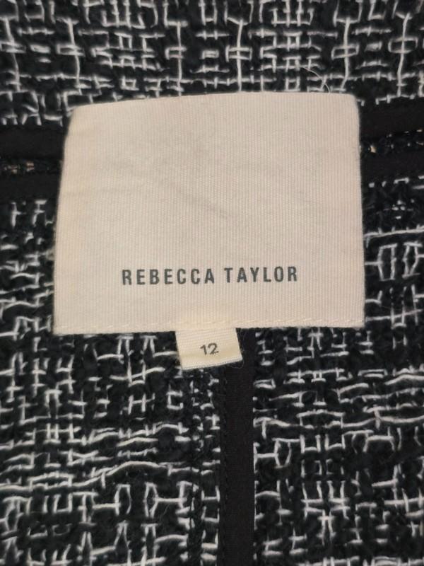 Rebecca Taylor Women's Size 12 Fringe Long Sleeve Jacket