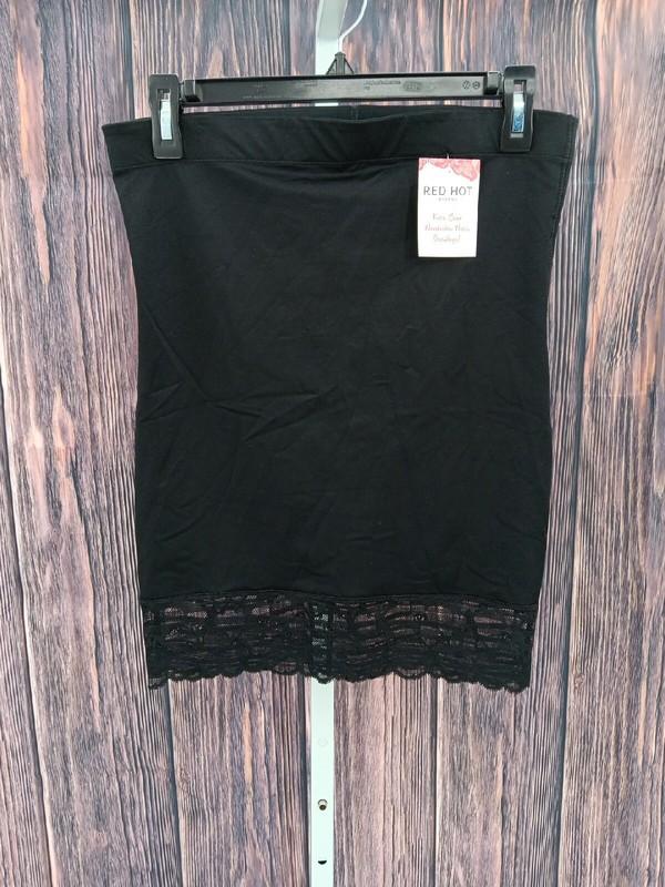 Red Hot Spanx Small 10182r Very Black Moderate Control Luxe & Lean Half Slip