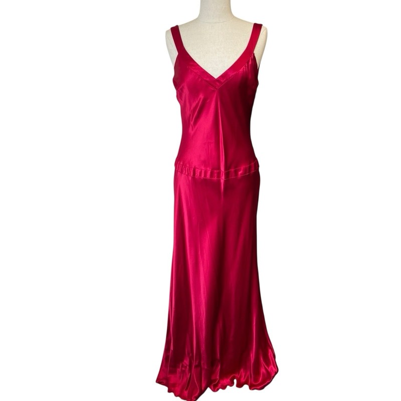 Red Satin Dress ASO How To Lose A Guy In 10 Days Formal Maxi NWT 12P