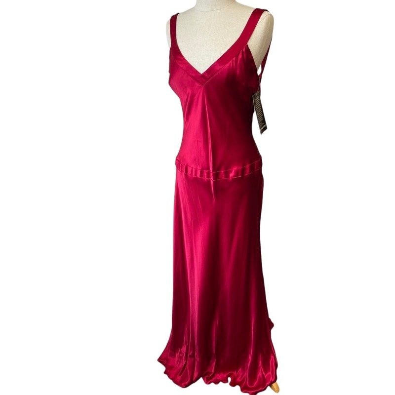 Red Satin Dress ASO How To Lose A Guy In 10 Days Formal Maxi NWT 12P