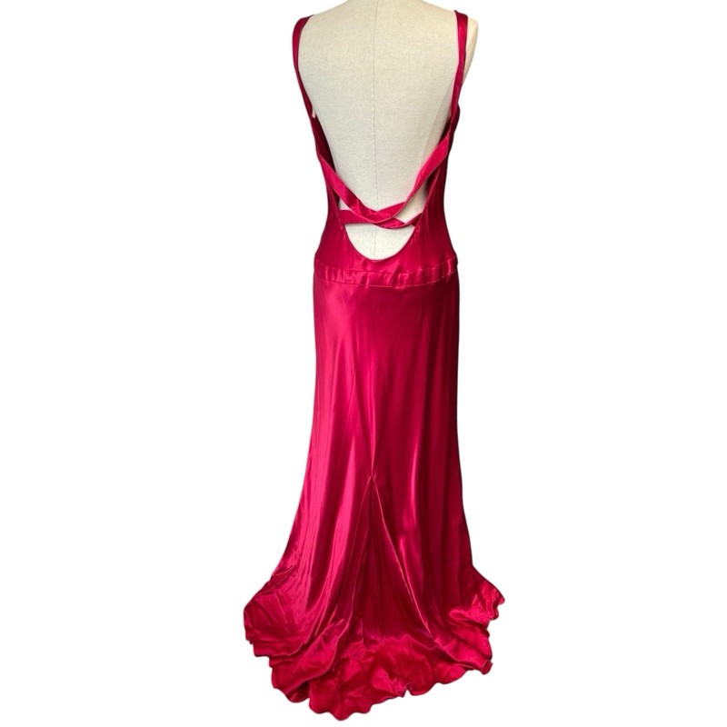 Red Satin Dress ASO How To Lose A Guy In 10 Days Formal Maxi NWT 12P