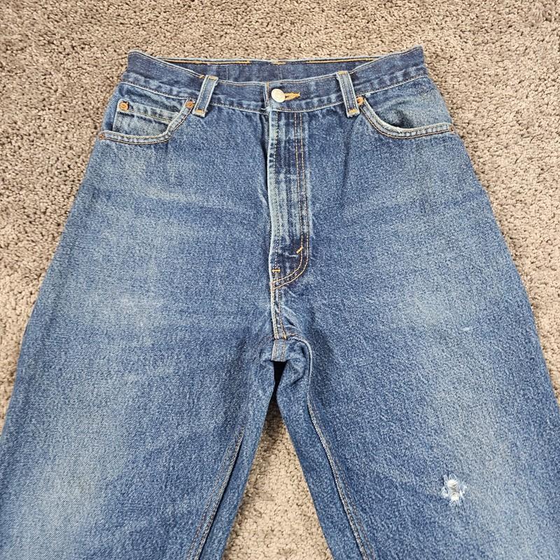 Redone X Levis Jeans Womens 25 Ankle High Rise Distressed Cotton Canada 25x28