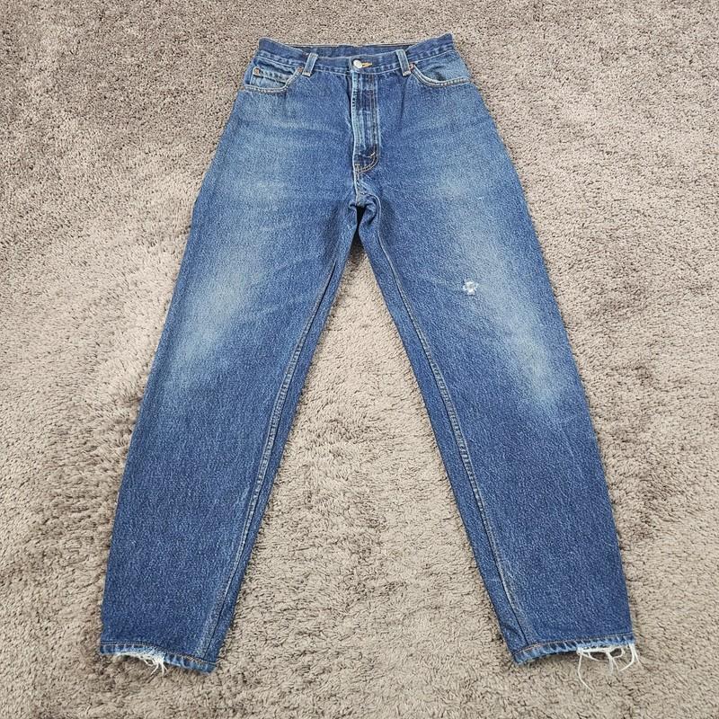 Redone x Levis Jeans Womens 25 Ankle High Rise Distressed Cotton Canada 25x28