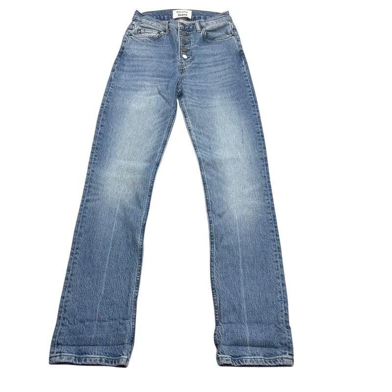 Reformation Jeans Womens Size 24x30 Blue Malta Wash High Rise Button Fly
