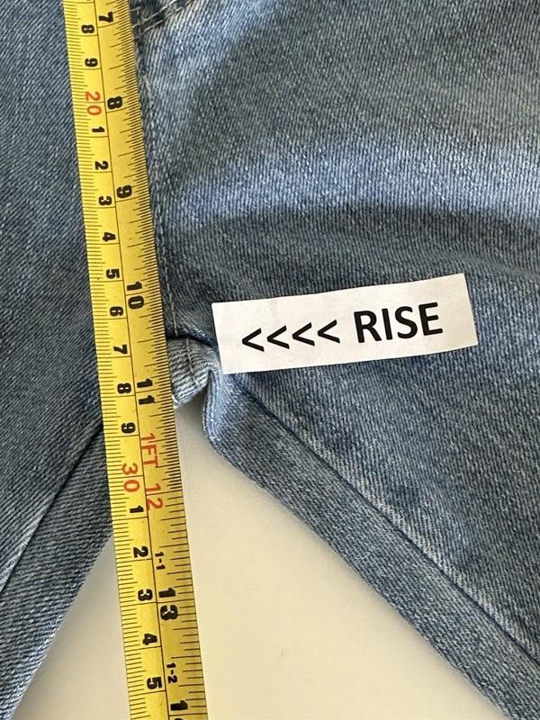 Refuge Jeans Women Size 9 W26 L26 Blue Denim Distressed Raw Hem High Waist NEW