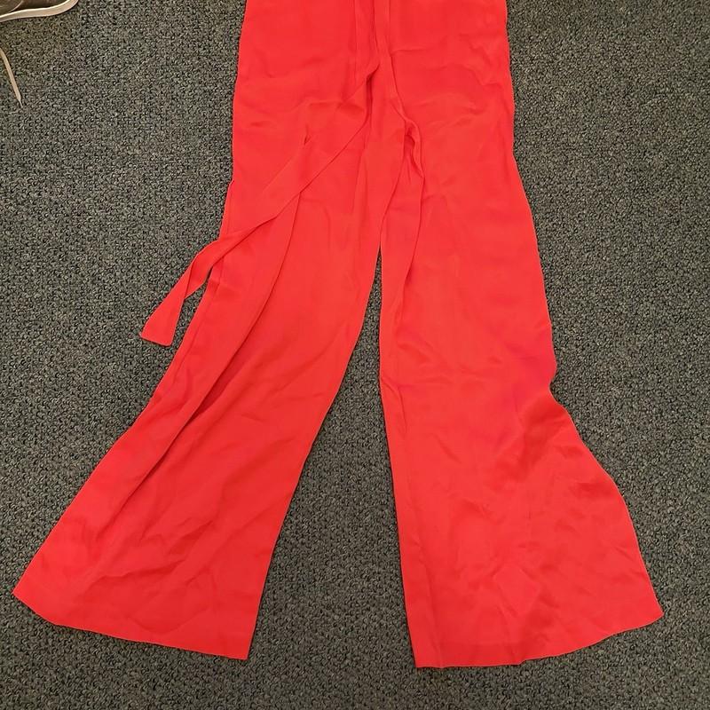 REISS ELIZA Red Off-Shoulder Jumpsuit UK 12 BNWT RRP £225 Elegant Occasionwear