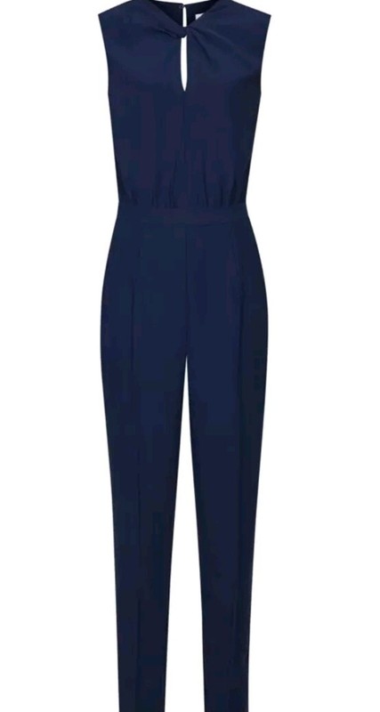 Reiss Leoni Twist-Front Jumpsuit Size 4 