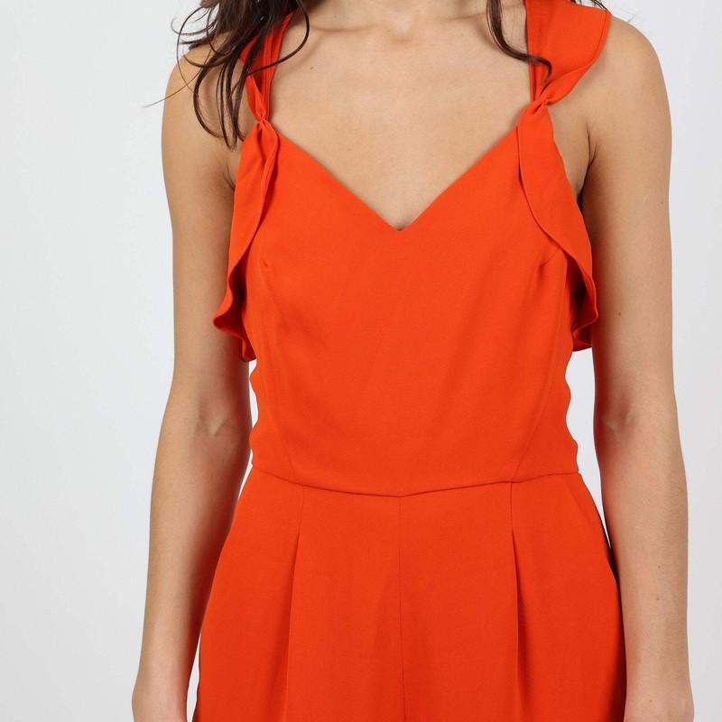 Reiss Orange Jumpsuit UK Size 10