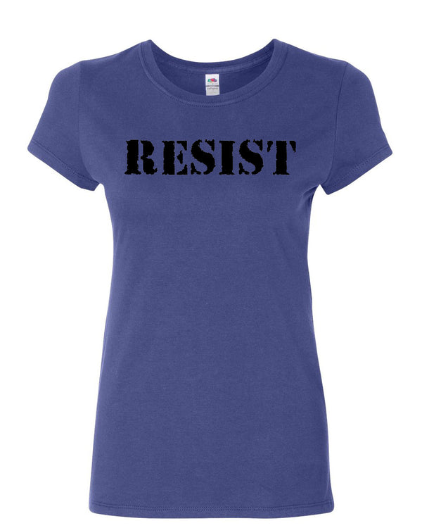 Resist Women's T-Shirt Political Anti-Trump Protest Rebel Impeach Fight Shirt