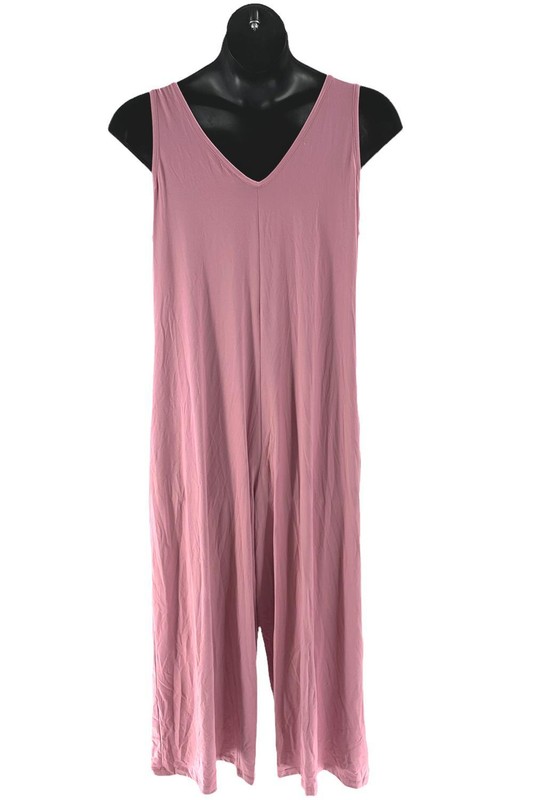 Retreat By Rhonda Shear "Shear Delight" Jumpsuit Pink