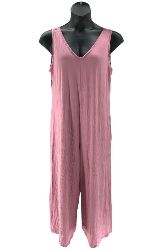 Retreat by Rhonda Shear "Shear Delight" Jumpsuit Pink