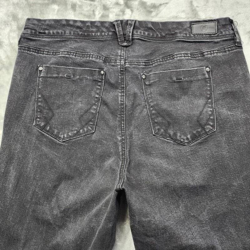 Revery Jeans Womens 18 Black Mid Rise Straight Leg Stretch Denim Casual Classic