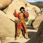 Rhode Resort Blake Printed Jumpsuit Dress Wide Leg Playsuit Red Cotton S 205850