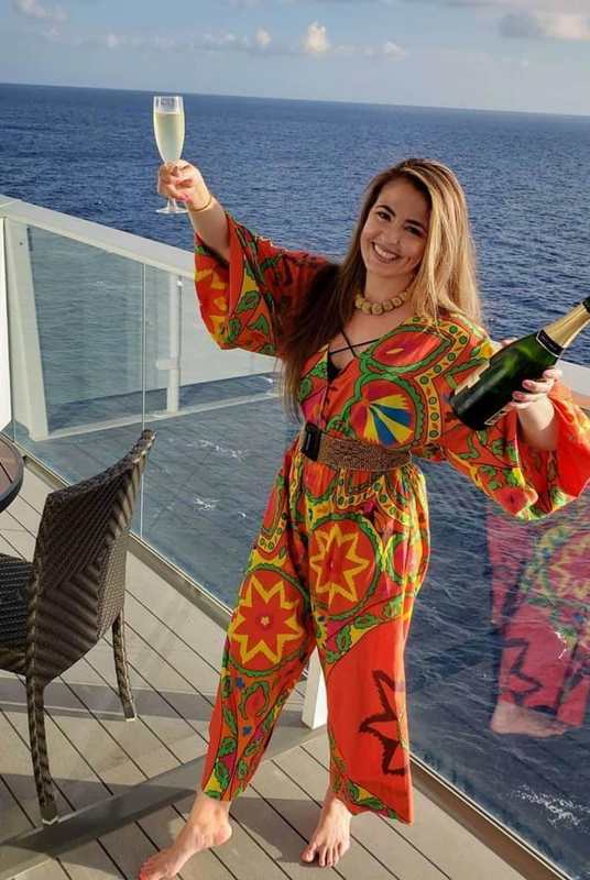Rhode Women's Red Blake Printed Cotton-Voile Jumpsuit Dress One-Piece S 265675