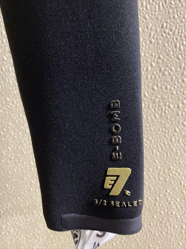 RIP CURL E7 Limited Edition E-Bomb 3/2mm Zip Free Women’s Wetsuit Size: 6