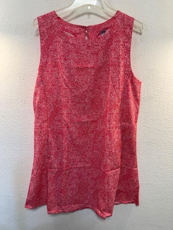 Rip Skirt Dress w pockets Women’s Size L Pink Casual Beachy Spring Hawaii NWT