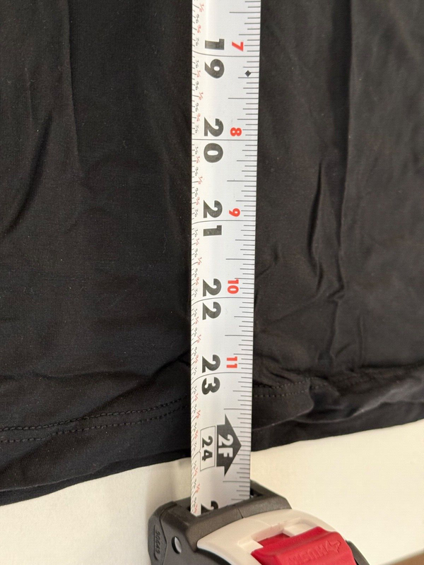 Rip Skirt Hawaii Black Tank Top Women's XL Modal Stretch Basic Minimalist