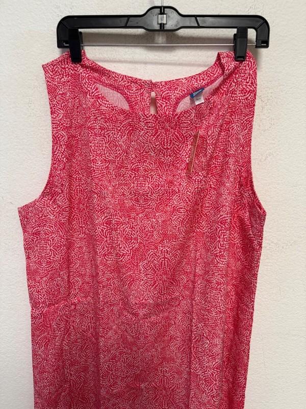 Rip Skirt Long Dress W Pockets Women’s Size XL Pink Casual Beachy Hawaii NWT
