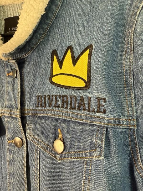 Riverdale Jughead Jones Wuz Here Women’s Size 2XL Sherpa Denim Jacket