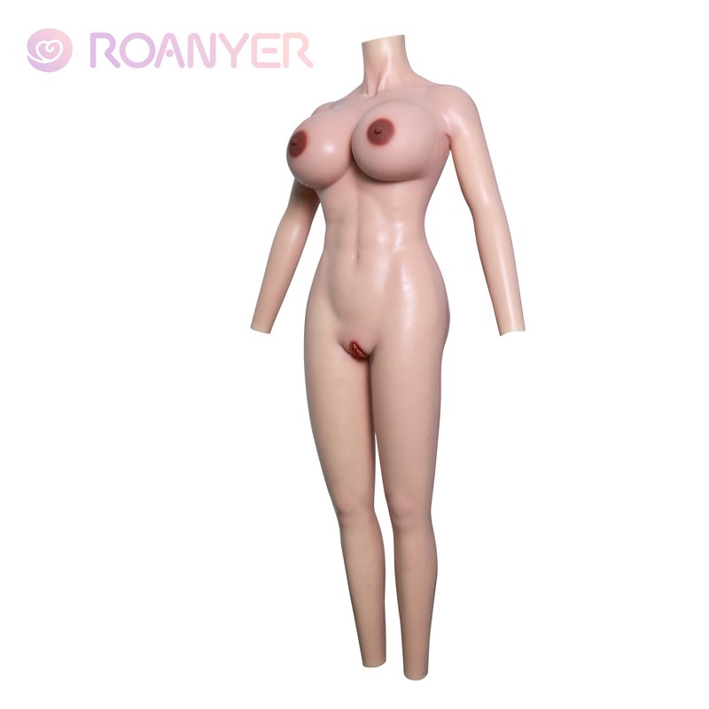 Roanyer Crossdresser Silicone Full Body Suit H Cup Large Boob Large Breast Form