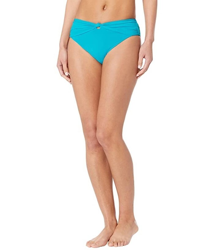 Robin Piccone L33820 Women’s Pool Blue Olivia High-Waist Bottoms Size S