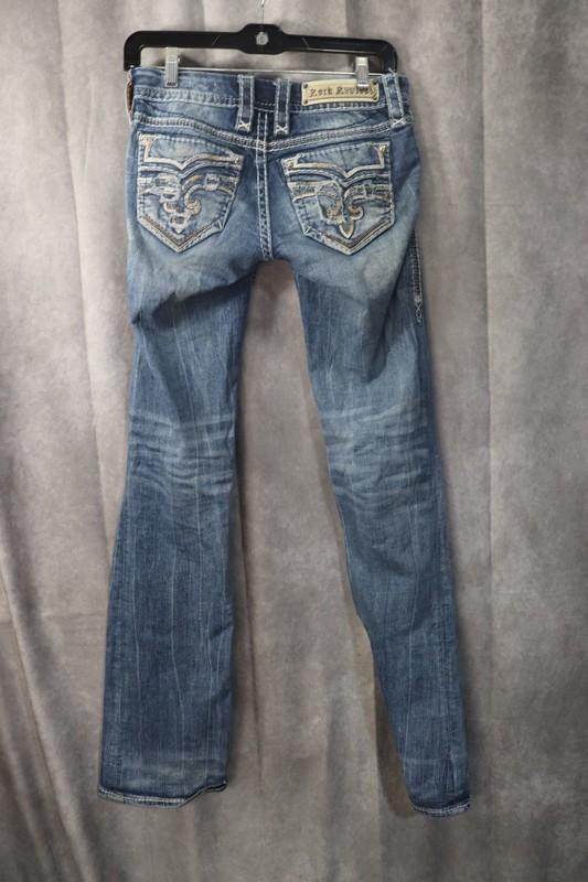 Rock Revival Dariel Women's Bootcut Low Rise Denim Jeans Size 24