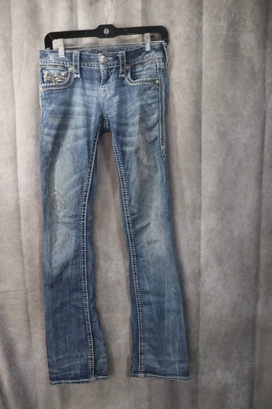 Rock Revival Dariel Women's Bootcut Low Rise Denim Jeans Size 24