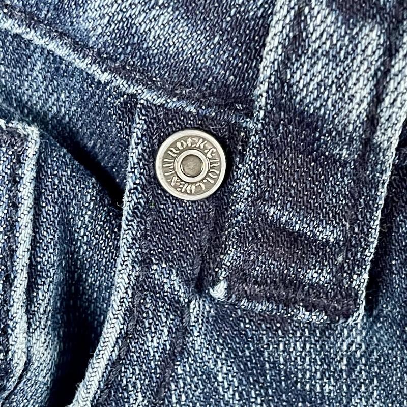 Rock & Roll Cowgirl Boot Flare Trouser Low Rise Dark Stretch Jeans Womens 36x34